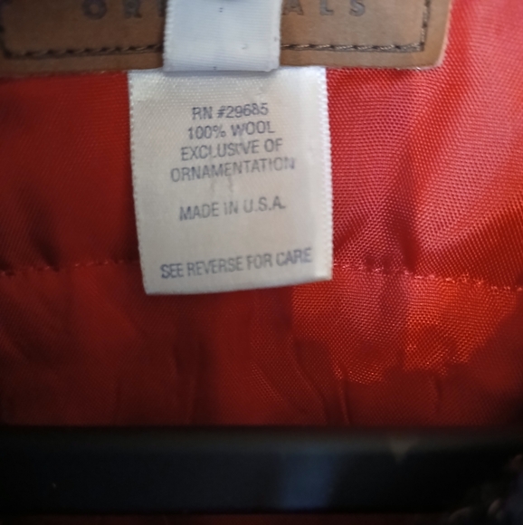 Vintage Pendleton 100% Wool Insulated Bomber Jacket Red - Small - Picture 8 of 9